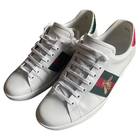 gucci bee web sneakers|Gucci bedazzled sneakers.